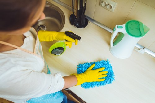 Professional rug cleaning in South Woodford with a cleaned floor rug